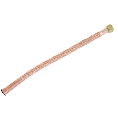 Jones Stephens 3/4in. FIP x 3/4in. SWT x 18in. Copper Corrugated Water Heater Connector J35718